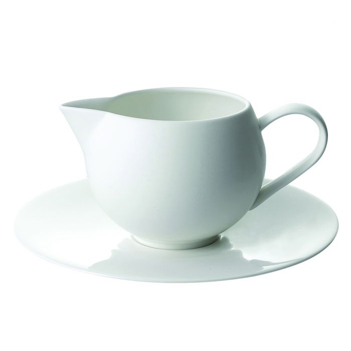 Origin Gravy Boat Saucer White