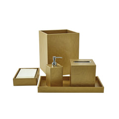 Bath Set (5pc Set), Gold