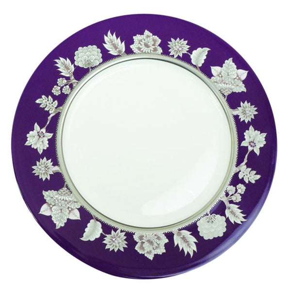 Pavo Silver Charger Plate