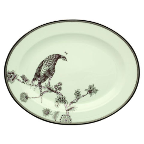 Pavo Silver 16 Oval Platter