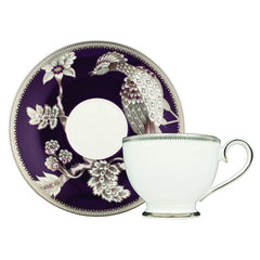 Pavo Silver Espresso Cup & Saucer