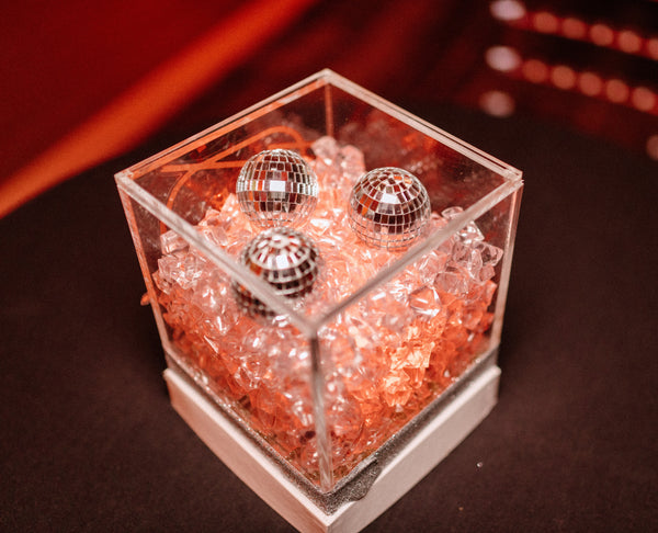 Disco Color Display Glowing Disco Displays Rental – Dalmazio Design