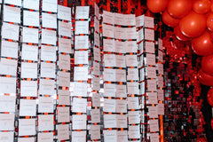 Disco Escort Card Wall Rental
