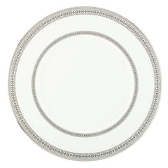 Platinum Leaves Charger Plate Platinum