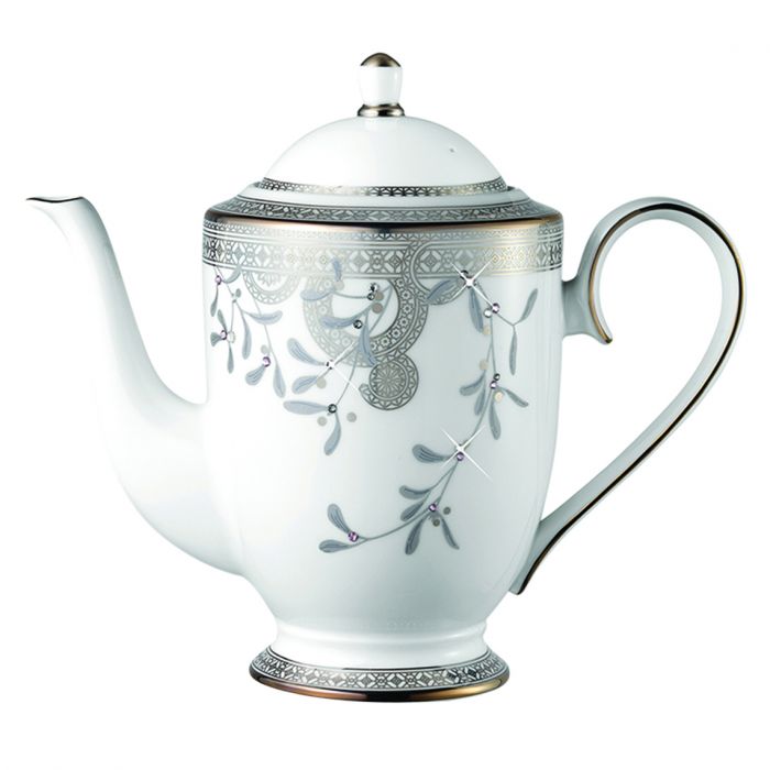 Platinum Leaves Tea/Coffee Pot