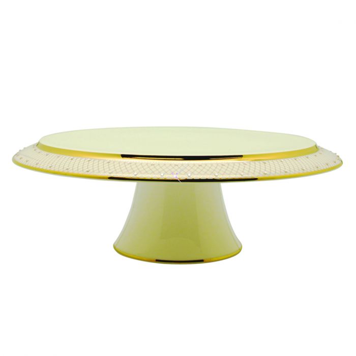 Princess Gold Pedestal Cake Stand