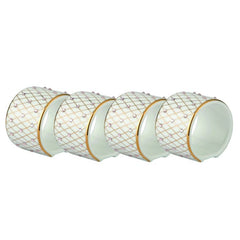 Princess Gold Napkin Ring Set of 4