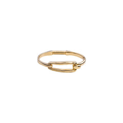 Tied Bracelet (Gold Plated)