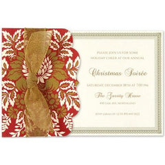 Red Pocket Personalized Invitation (Set of 50)