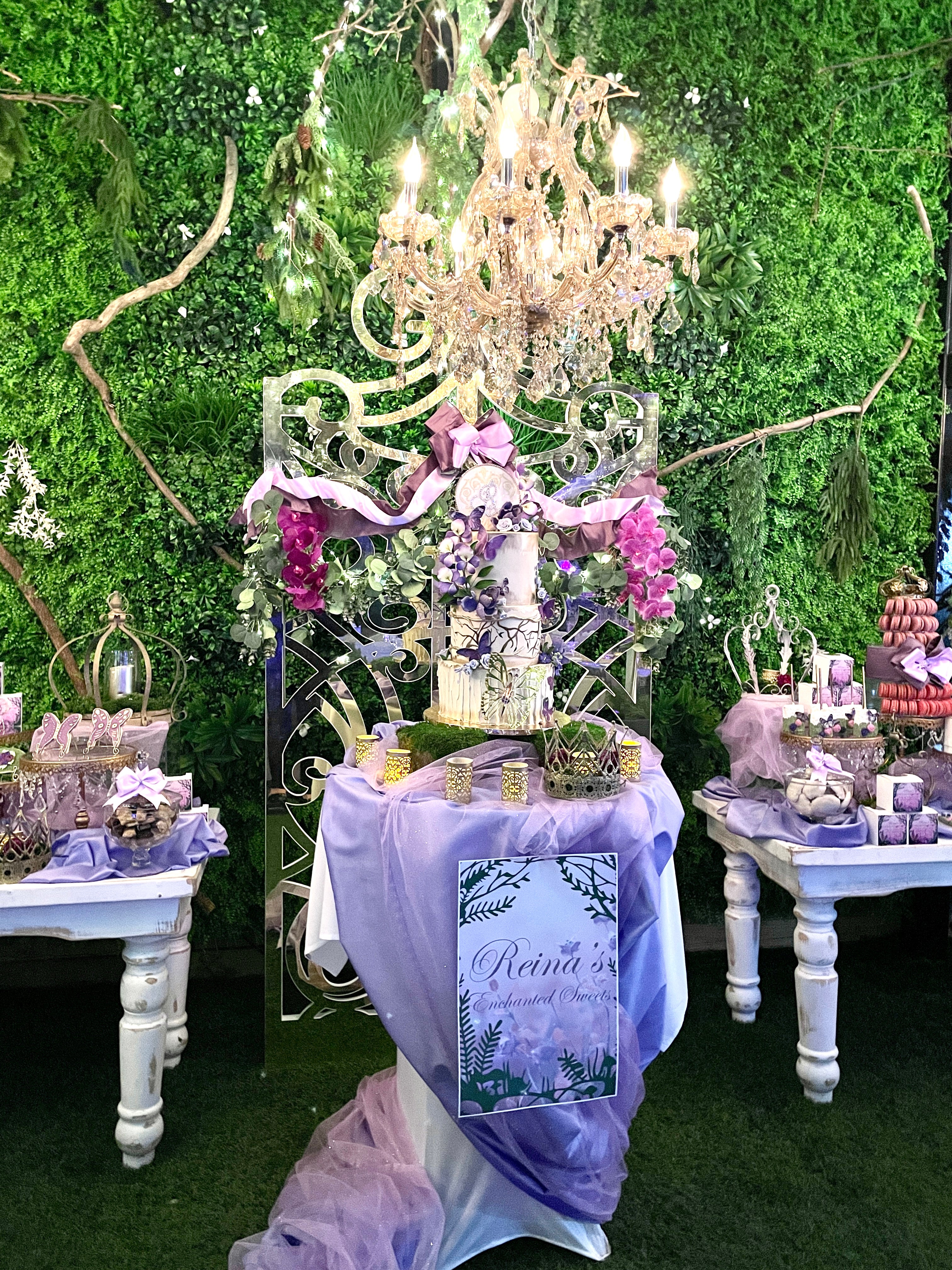 Enchanted Garden Dessert Table Rental