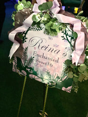 Enchanted Garden Welcome Sign