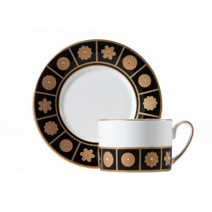 Rich Black Tea Cup & Saucer