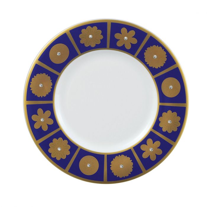 Rich Blue Bread & Butter Plate