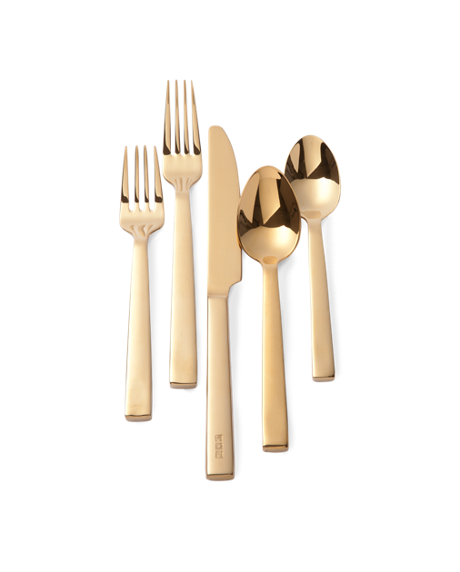 Academy 5 Piece Place Setting, Gold