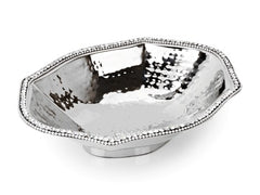 Stainless Steel Octagonal Dish w Diamonds