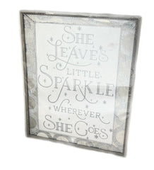 Diamond Dusted Quotable Decorative Sign For Purchase