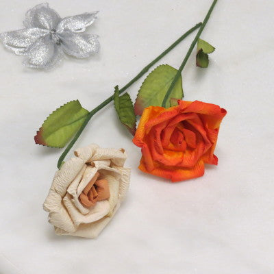 Dalmazio Design Floral Accent Paper Rose Large