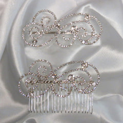 Dalmazio Design Rhinestone Accent/Comb