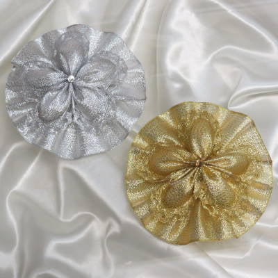 Dalmazio Design CRF Cuore Metallic Crystal with Ruffle