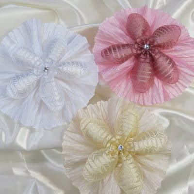 Dalmazio Design CRF Caravaggio Crystal with Pleated Ruffle