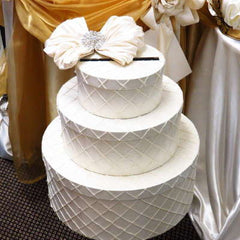 Dalmazio Design 3-tier Circle Envelope Box Ivory