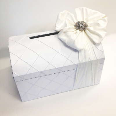 Dalmazio Design Treasure Chest Envelope Box White