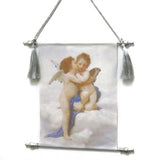 Dalmazio Design Canvas Keepsake Scroll - Kissing Angels