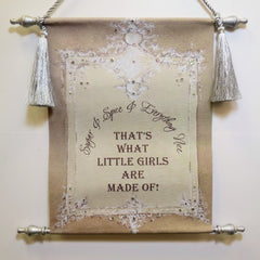 Dalmazio Design Canvas Keepsake Scroll - Sugar & Spice