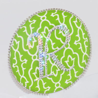 Dalmazio Design Cake Topper - 6" Round Modern Personalized Initial