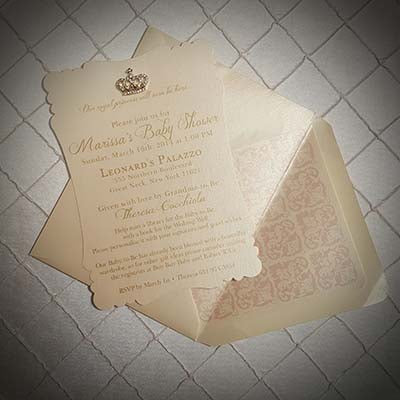 Dalmazio Design Corona Reale Invitation