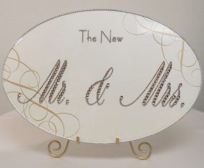 Dalmazio Design Keepsake Plaque - The New Mr(s). & Mr(s). w/ Flourishes