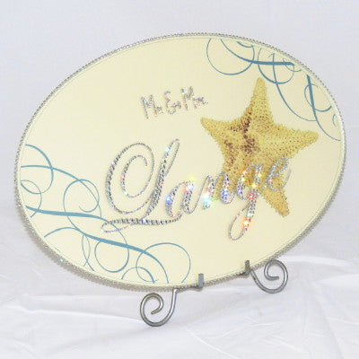 Dalmazio Design Keepsake Plaque - Starfish Mr(s). & Mr(s). w/ Last Name