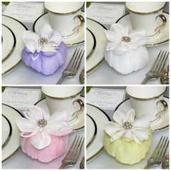 Dalmazio Design Ninfea Sachet with Brooch (Assorted Colors)