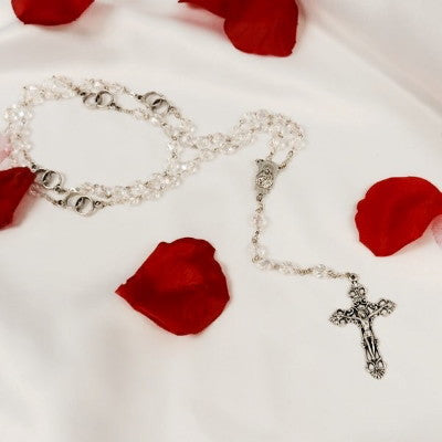 Dalmazio Design Wedding Rosary Classic Cross