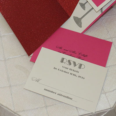 Dalmazio Design Tappeto Rosso Invitation Response Set