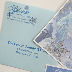 Dalmazio Design Castello di Ghiaccio Invitation Envelope Addressing