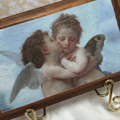 Dalmazio Design Keepsake Wooden Plaque- Il Baccio 3x5"