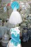 Dalmazio Design Giftbox Centerpiece Tiffany Bride
