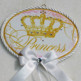 Dalmazio Design Keepsake Porcelain Plaque- Princess White Accent 8x10"