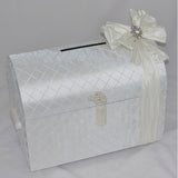 Dalmazio Design Treasure Chest with Handle Envelope Box White Rental