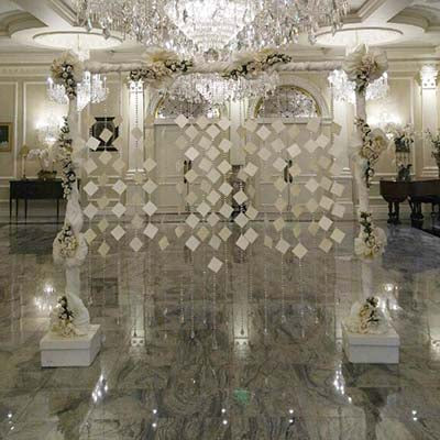 Dalmazio Design Crystal Wall Seating Chart Rental