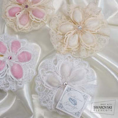 Dalmazio Design CRF Ariel Crystal with Lace Ruffle