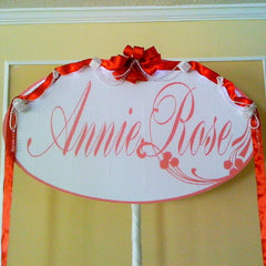 Dalmazio Design Banner Sign - Oval Shape&#44; Large Name w/ Personalization