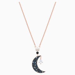 Swarovski Symbolic Pendant; Multi-Colored; Rose-Gold Tone Plated Dalmazio Design