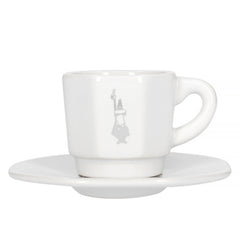 Set of 4 8-Faces Cups White