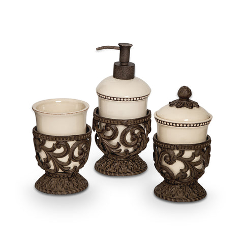 GG Collection Acanthus Vanity Containers; 3 - 20% OFF