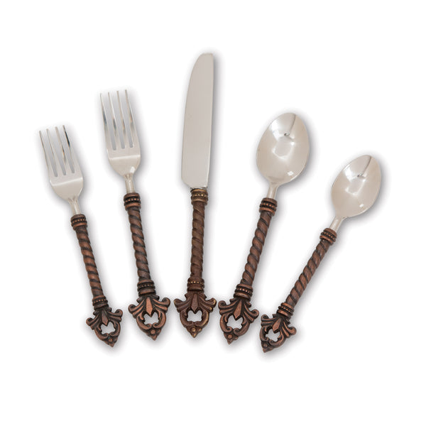GG Collection Fleur Stainless Flatware 20Ast - 20% OFF