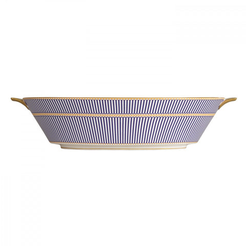 Wedgwood Anthemion Blue Open Vegetable Bowl - OUT OF STOCK Dalmazio Design