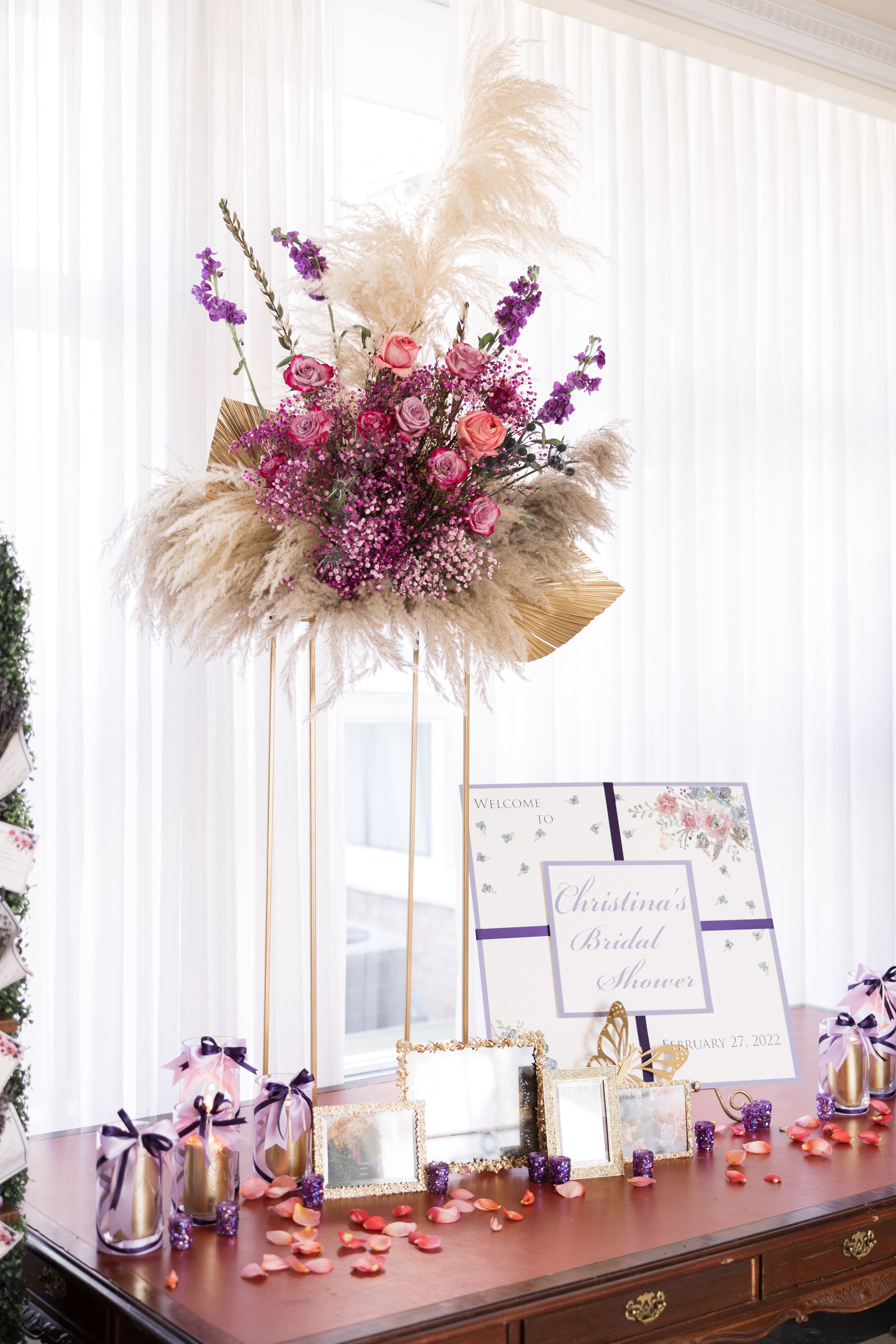 Lavender Garden Centerpiece Rental