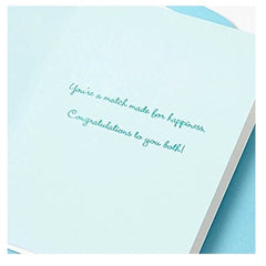 Whimsy Engaged Couple Greeting Card